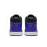 Кроссовки Nike Air Jordan 1 Mid Black Dark Concord (Синий)