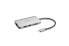 Фото #3 товара Kensington UH1400P USB-C 8-in-1 Driverless Mobile Dock - USB 3.2 Gen 1 (3.1 Gen 1) Type-C - 85 W - 10,100,1000 Mbit/s - Black - Silver - MicroSD (TransFlash) - SD - China
