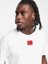 Hugo Diragolino box logo tshirt in white