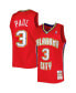 Фото #1 товара Men's Chris Paul Red New Orleans Hornets Hardwood Classics 2006-07 Swingman Jersey