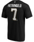 Фото #3 товара Men's Alex Pietrangelo Black Vegas Golden Knights Authentic Stack Name and Number T-shirt