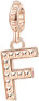 Bronze pendant letter "F" Storie RZ084
