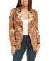 Фото #1 товара Kobi Halperin Clare Print Poplin Jacket Women's Orange M