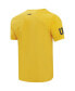 Men's Maize Michigan Wolverines Classic Stacked Logo T-shirt маис, L - фото #3