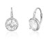 Sparkling silver earrings with zircons SVLE0620SH2BI00