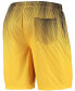 ფოტო #4 პროდუქტის Men's Black and Gold-Tone Pittsburgh Steelers Historic Logo Pixel Gradient Training Shorts