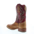 Фото #6 товара Double H Odie Wide Square Toe Roper 11" Mens Brown Cowboy Western Boots