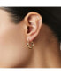 ფოტო #2 პროდუქტის Endless Gold Hoop Earrings - Venus