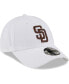 Фото #4 товара Men's White San Diego Padres League II 9FORTY Adjustable Hat