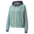 Фото #1 товара Puma First Mile X Woven Full Zip Jacket Womens Grey Casual Athletic Outerwear 52