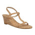 VANELi Mohan Wedge Womens Beige Casual Sandals MOHAN-312920