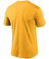 Фото #3 товара Men's Gold Pittsburgh Pirates Wordmark Legend T-shirt