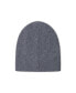 ფოტო #1 პროდუქტის Men's Men's Ribbed Beanie, 100% Cashmere, Soft & Stretchy, Warm Hat for Winter