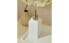 White earthenware bathroom soap dispenser