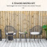 Фото #9 товара Мебель садовая набор Outsunny Rattan-Bistro-Set 863-137V00CG