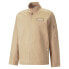 Фото #1 товара Puma Pl Statement Full Zip Jacket Mens Beige Casual Athletic Outerwear 53822305