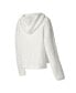 Women's White Kansas City Chiefs Fluffy Pullover Sweatshirt and Shorts Sleep Set