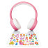 Фото #1 товара Lenco HPB-110 Kids Kopfhörer BT pink 85DB Limite akku stickers - Headphones - Wireless