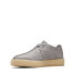 Фото #8 товара Clarks Trek Cup 26170268 Mens Gray Suede Oxfords & Lace Ups Casual Shoes