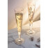 Champagnerglas Goldnacht Papagei