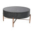 Фото #1 товара Кофейный столик DKD Home Decor Металл Алюминий 90 x 90 x 45 cm Древесина манго