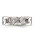 Stainless Steel Polished Chain Style Band Ring Серебристый, 8.5 - фото #3