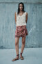 PRINTED PAREO BERMUDA SHORTS