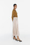 Фото #5 товара Плиссированная юбка из сатина ZARA