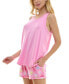 ფოტო #5 პროდუქტის Women's Sleeveless Pajama Tank Top