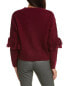 Фото #2 товара Elie Tahari Fringe Wool & Cashmere-Blend Sweater Women's