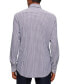 ფოტო #2 პროდუქტის Men's Printed Performance-Stretch Slim-Fit Dress Shirt