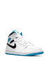 Кроссовки Nike Air Jordan 1 Mid Laser Blue (Белый)