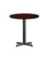 Фото #1 товара 24" Round Laminate Table Top With 22"X22" Table Height Base