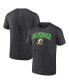 Фото #3 товара Men's Heather Charcoal Oregon Ducks Campus T-shirt
