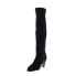 Diba True Money Maker 68718 Womens Black Suede Slip On Knee High Boots 6 - фото #4