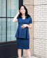 ფოტო #2 პროდუქტის Maternity Knee Length Pencil Skirt with Stretch Bump Panel in Italian Suiting Fabric