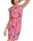 ფოტო #3 პროდუქტის Women's Wild Flower Twist-Front Dress