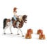 Фото #5 товара Schleich Horse Club Hannah’s Western riding set - 5 yr(s) - Multicolor - 12 yr(s) - 2 pc(s) - Not for children under 36 months - 250 mm
