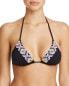 Фото #1 товара Shoshanna 263952 Women Soft Black String Bikini Top Swimwear Black Size C/D