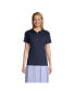 Фото #4 товара Women's School Uniform Short Sleeve Peter Pan Collar Polo Shirt