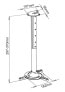 Фото #4 товара Аксессуар для мультимедиа проектора Techly ICA-PM-102S - Потолочный - 15 кг - Серый - Серебристый - 360° - 0 - 30° - 37 см