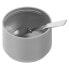 Zwilling Thermo - Lunch container - Adult - Grey - White - Stainless steel - Monochromatic - Round