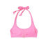 Фото #5 товара Juniors' Ribbed Halter Bralette Bikini Top - Xhilaration™ Pink size Small