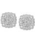 Фото #3 товара EFFY® Diamond Cluster Stud Earrings (1-1/20 ct. t.w.) in 14k White Gold