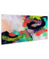 Фото #2 товара Colorful Frameless Free Floating Tempered Art Glass Abstract Wall Art by EAD Art Coop, 36" x 72" x 0.2"