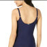 Фото #2 товара Calvin Klein 259525 Women's Shirred Tummy Control Tankini Top Swimwear Size XS