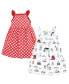 Toddler Girls Cotton Dresses, Farm