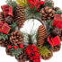 Фото #3 товара Рождественский венок Красный Разноцветный PVC Ананасы 22 x 22 x 10 cm