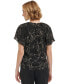 Фото #2 товара Women's Short Sleeve Printed Top