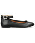 Фото #9 товара Women's Luellaa Buckle Ankle Strap Ballet Flats, Created for Macy's